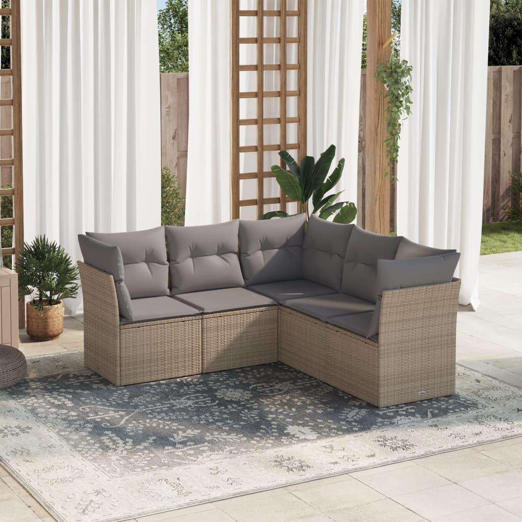 VidaXL Garten sofagarnitur poly-rattan  