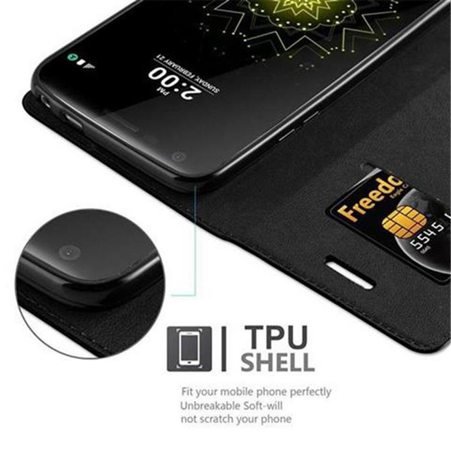 Cadorabo  Hülle für LG G5 Magnetverschluss, Kartenfach 