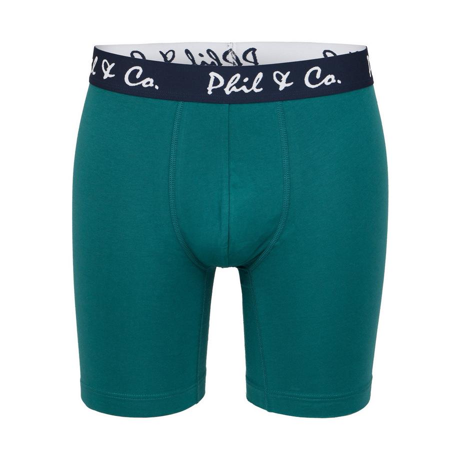 Phil & Co. Berlin Caleçon Long Boxer Rétro  