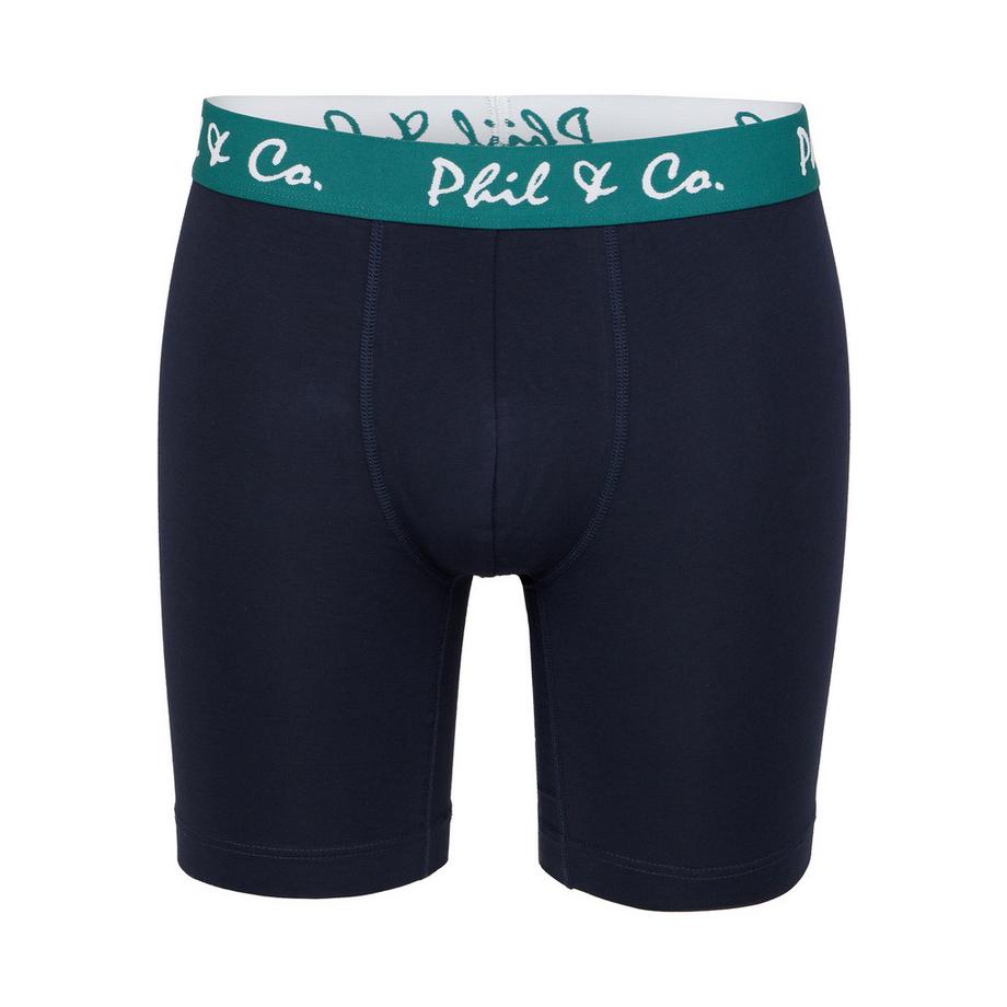 Phil & Co. Berlin Caleçon Long Boxer Rétro  