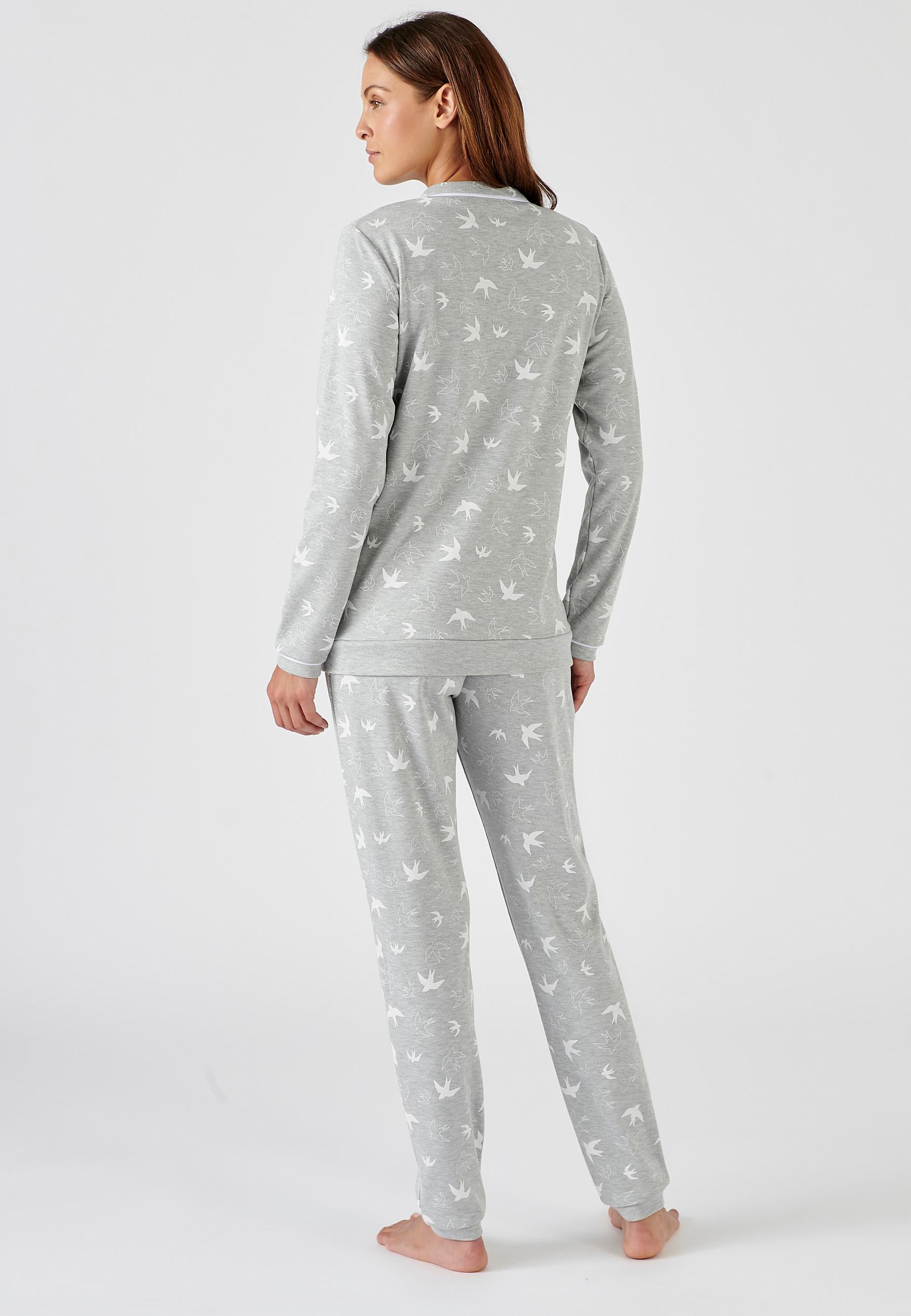 Damart  Pyjama aus bedrucktem Thermolactyl-Interlock. 