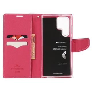 Mercury  Galaxy S22 Ultra - Etui Goospery Fancy coque noir 