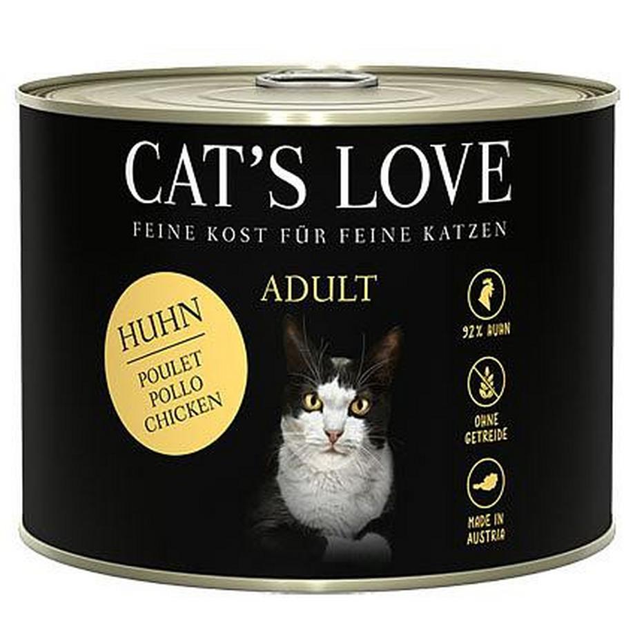 Cat's Love  Adult Huhn pur, 200g 