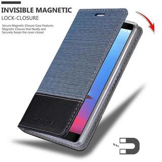 Cadorabo  Housse compatible avec ZTE Blade V9 - Coque de protection avec fermeture magnétique, fonction de support et compartiment pour carte 