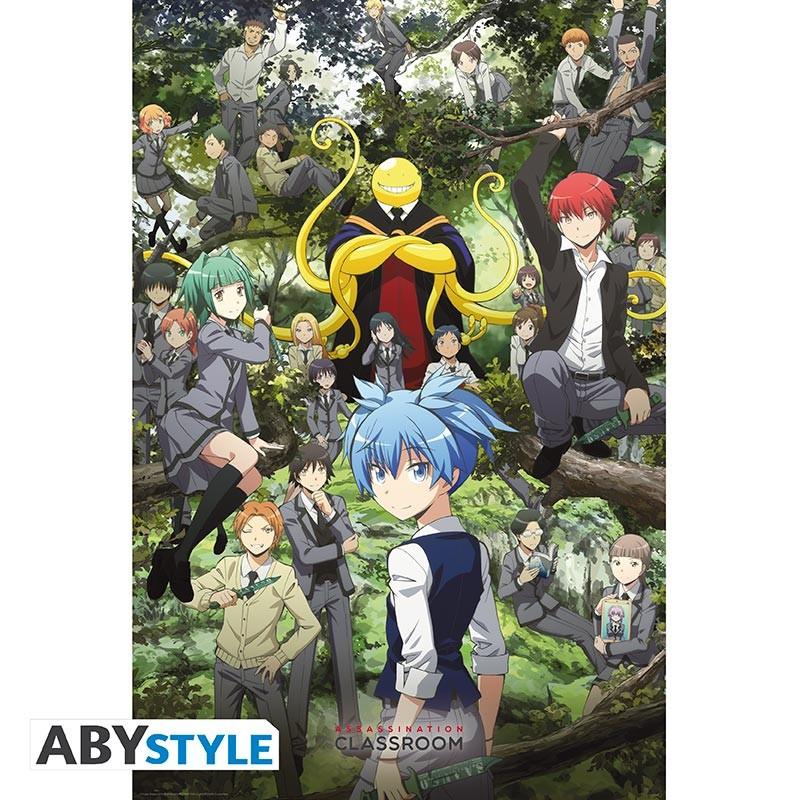 Abystyle Poster - Roulé et filmé - Assassination Classroom - Goupe  