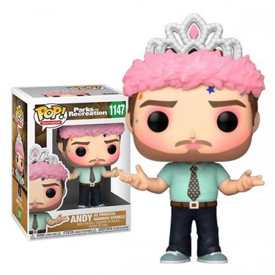 Funko  FUNKO POP ! Parks Rec Andy Princ Rnbw Sparkle (1147) (fp1) 
