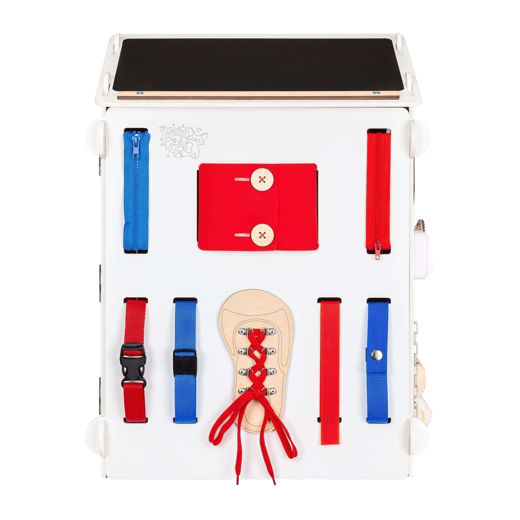 Montessori  Maison d'activités Montessori® de Busy Kids - Jouet éducatif pour le développement des compétences 