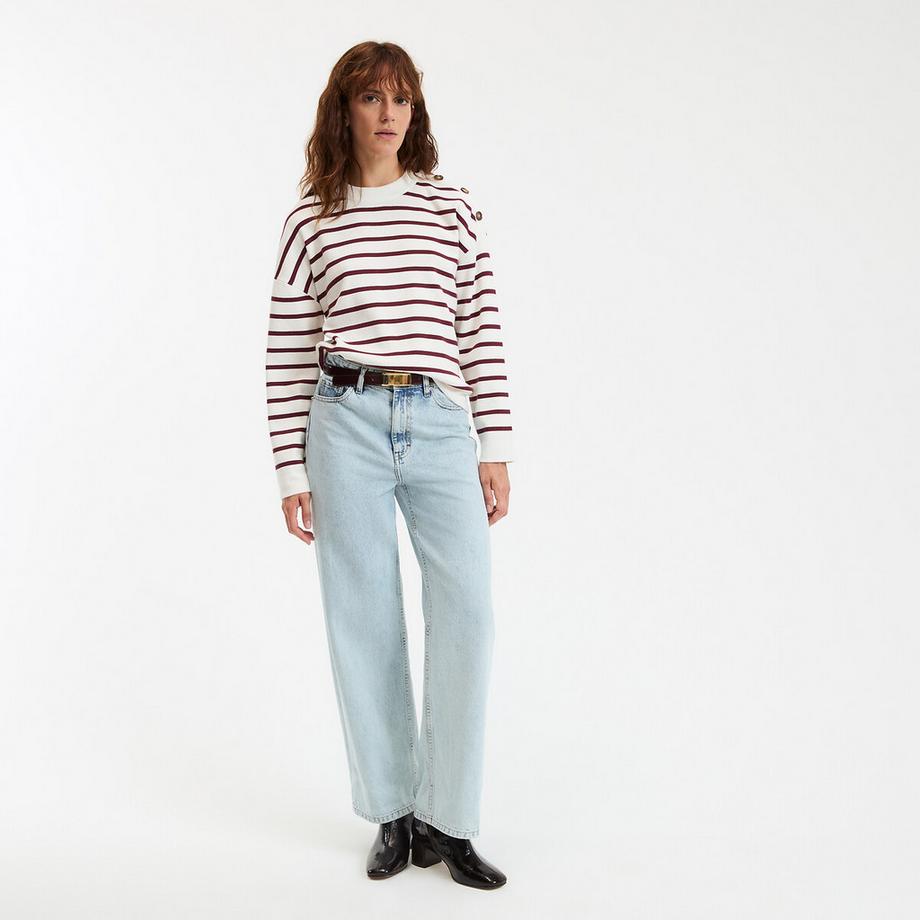 La Redoute Collections Maglione alla Marinara a Righe  