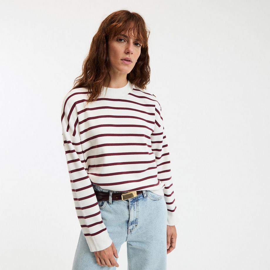 La Redoute Collections Maglione alla Marinara a Righe  