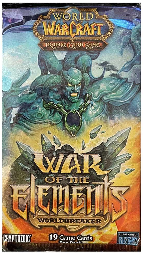 BLIZZARD ENTERTAINMENT  War of the Elements World of Warcraft TCG Booster Pack 