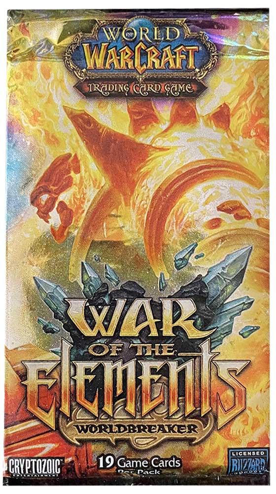 BLIZZARD ENTERTAINMENT  War of the Elements World of Warcraft TCG Booster Pack 