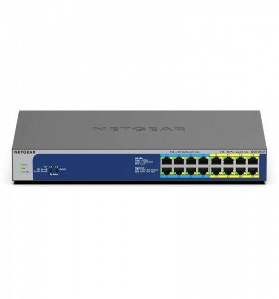 NETGEAR  GS516UP-100EUS (16 Ports) 