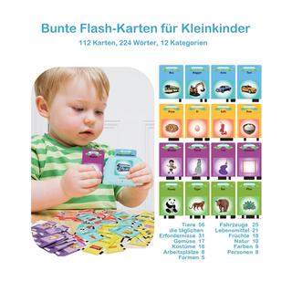 Activity-board  Sprechende Karteikarten, Lernspielzeug für Kleinkinder Vorschulisches Lernspielzeug für Kinder zum Zuhören und Lernen 