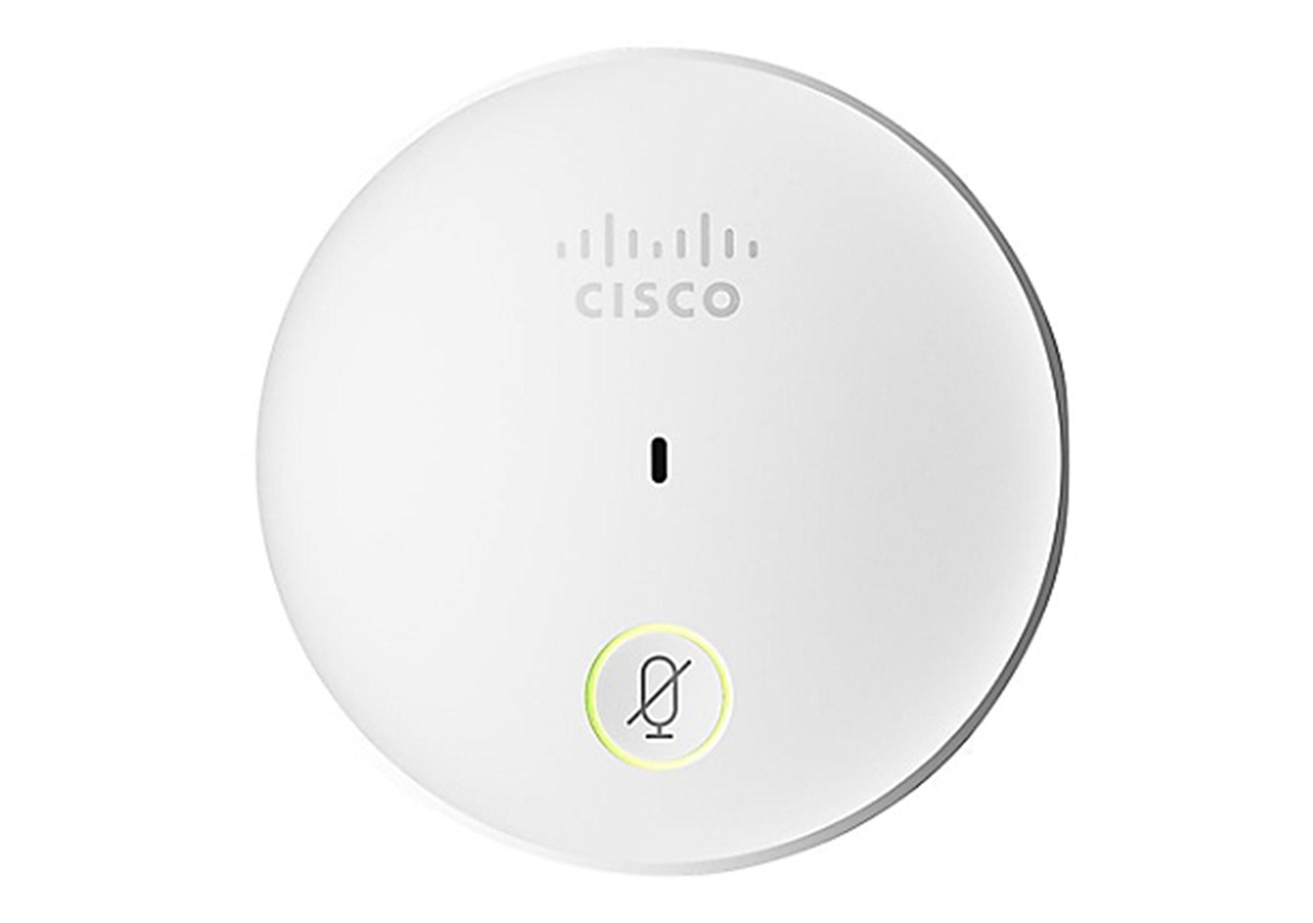 Cisco  Cisco CS-MIC-TABLE-J= microphone Blanc Microphone de téléphone IP 
