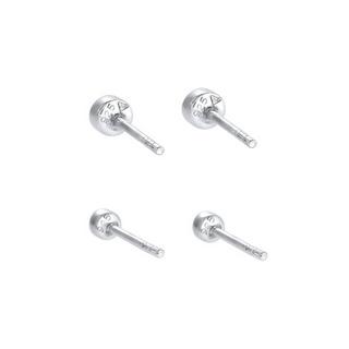 Elli  Boucles d'Oreilles Ensemble De 2 Avec Cristaux 