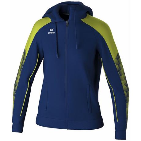 Erima  sweatjacke mit kapuze, damen evo star 