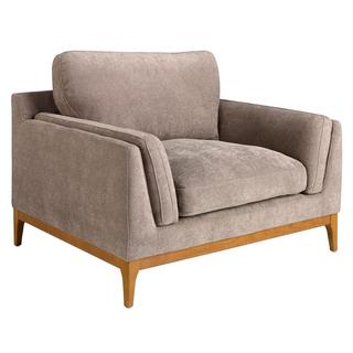 ANGEL CERDA Fauteuil en tissu marron  