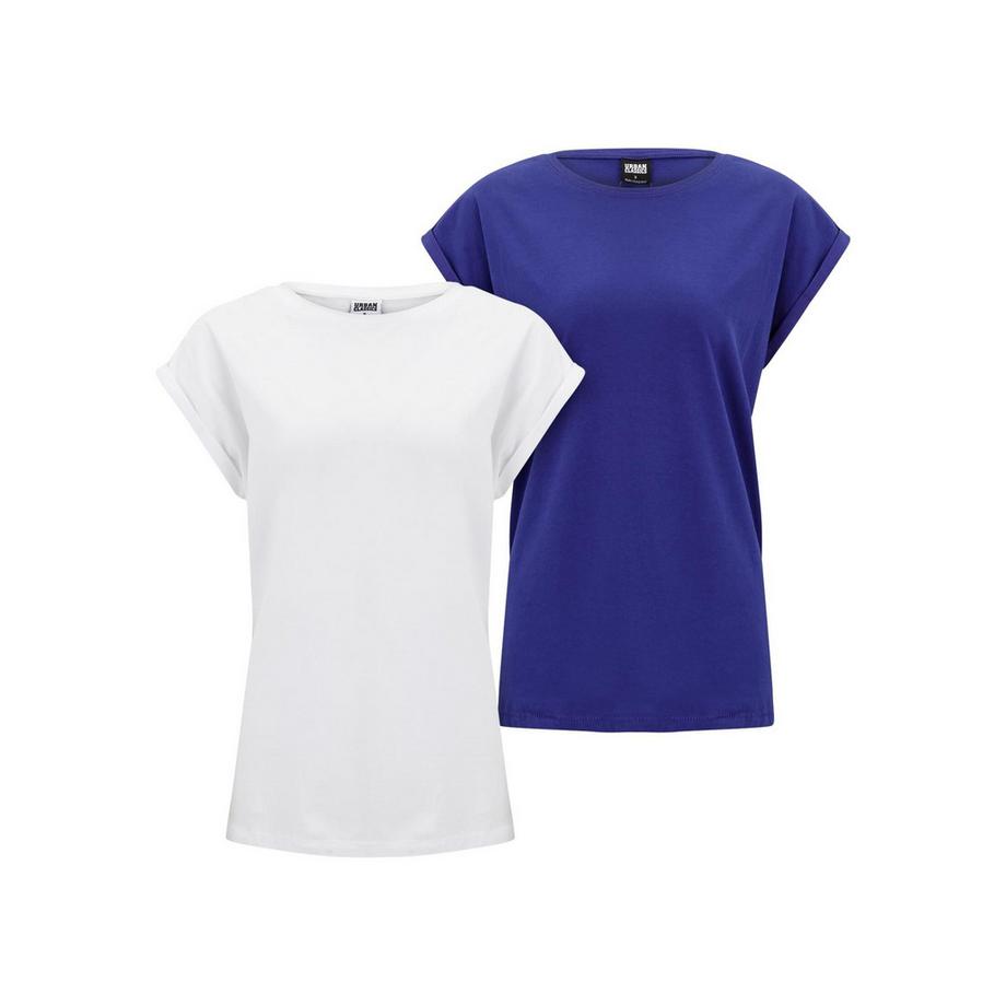 URBAN CLASSICS Damen T-Shirt 2er-Pack  