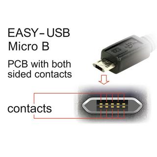 DeLock  84807 USB Kabel 1 m USB 2.0 USB A Micro-USB B Weiß 