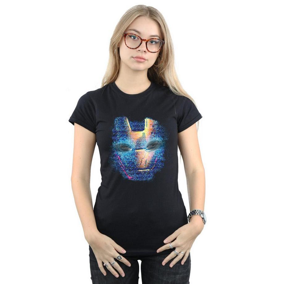MARVEL Iron Man Glitch Mask T-Shirt  