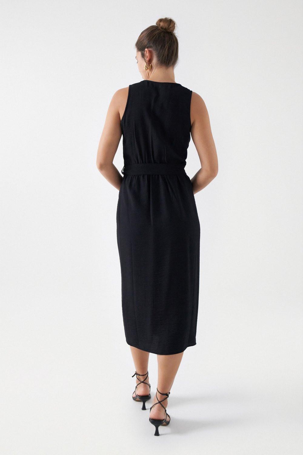 Salsa  Kleider Wrap Midi Dress 