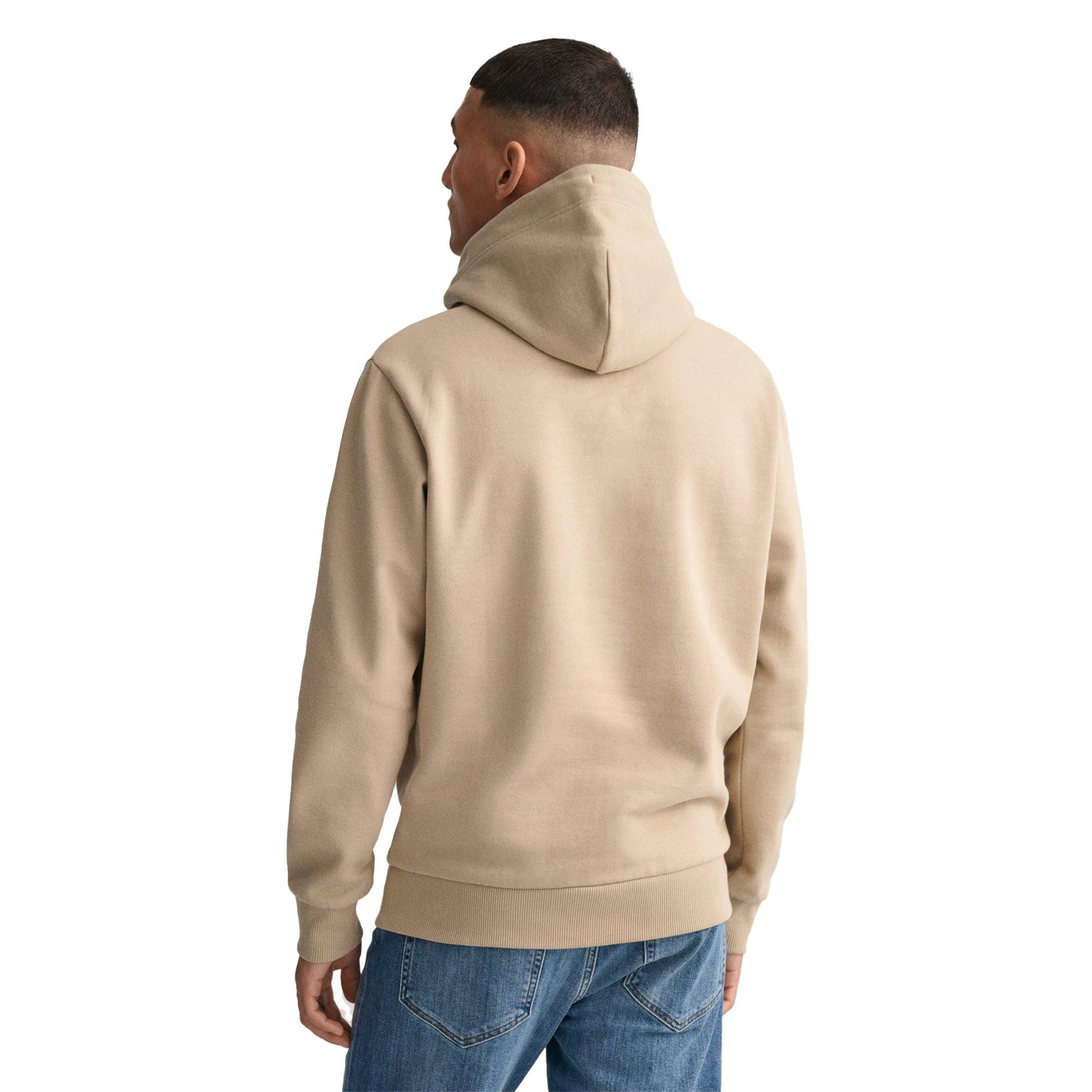 GANT  Sweat-shirt  Confortable à porter-REGULAR TONAL SHIELD HOODIE 