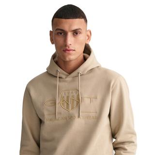 GANT  Sweat-shirt  Confortable à porter-REGULAR TONAL SHIELD HOODIE 