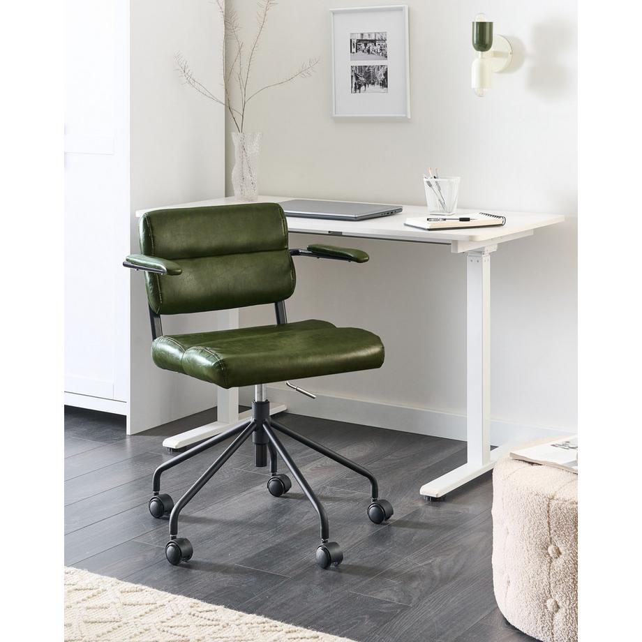 Beliani Chaise de bureau en Cuir PU  CANDOR  