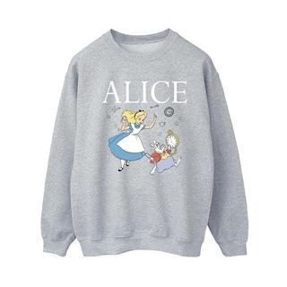 Disney  Alice In Wonderland Follow The Rabbit Sweatshirt 