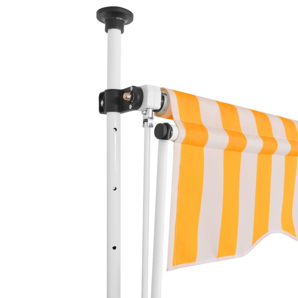 VidaXL Auvent rétractable tissu  