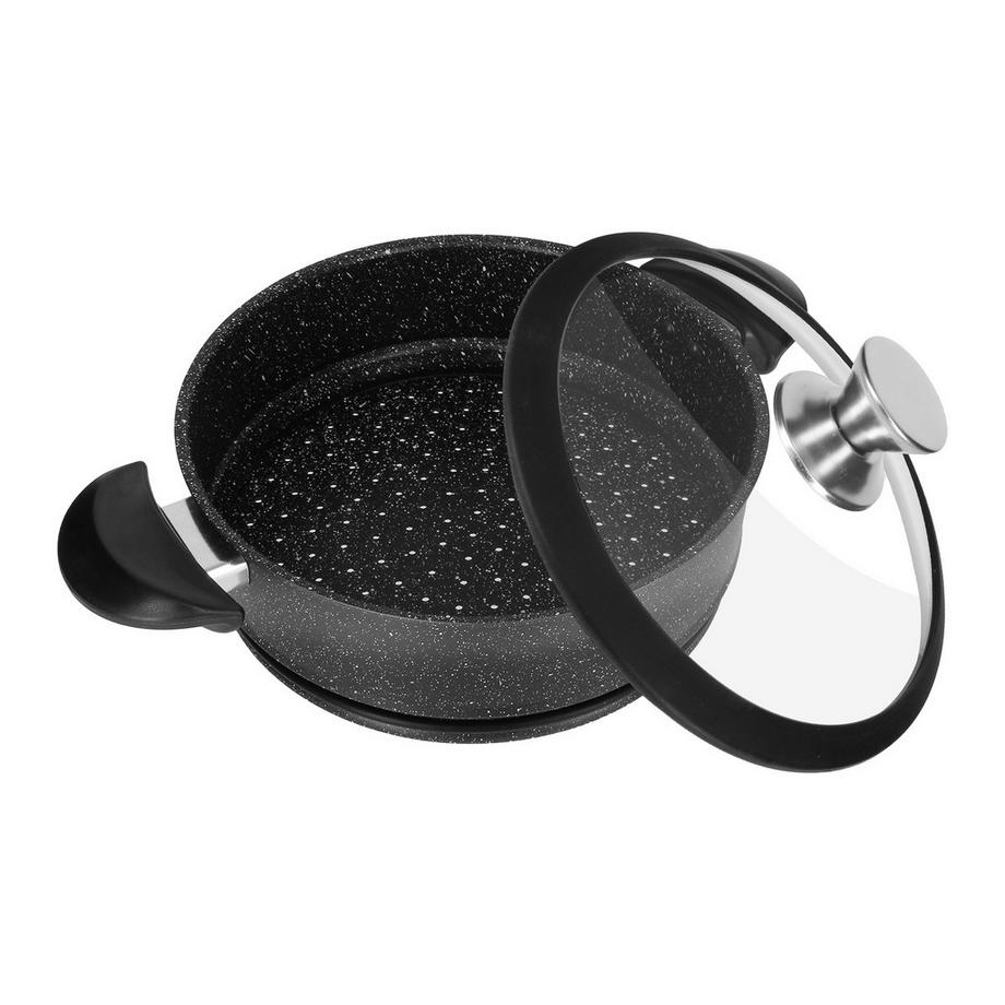 Cheffinger Marmite à Couscous à Vapeur Antiadhésif 6L  