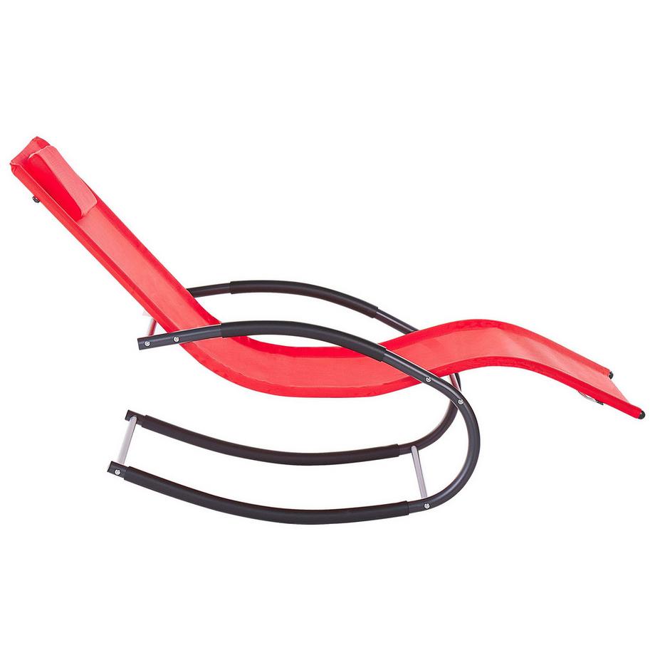 Beliani Transat à bascule en Acier Moderne CARANO II  