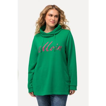 Sweatshirt, Moin, Stehkragen, Langarm