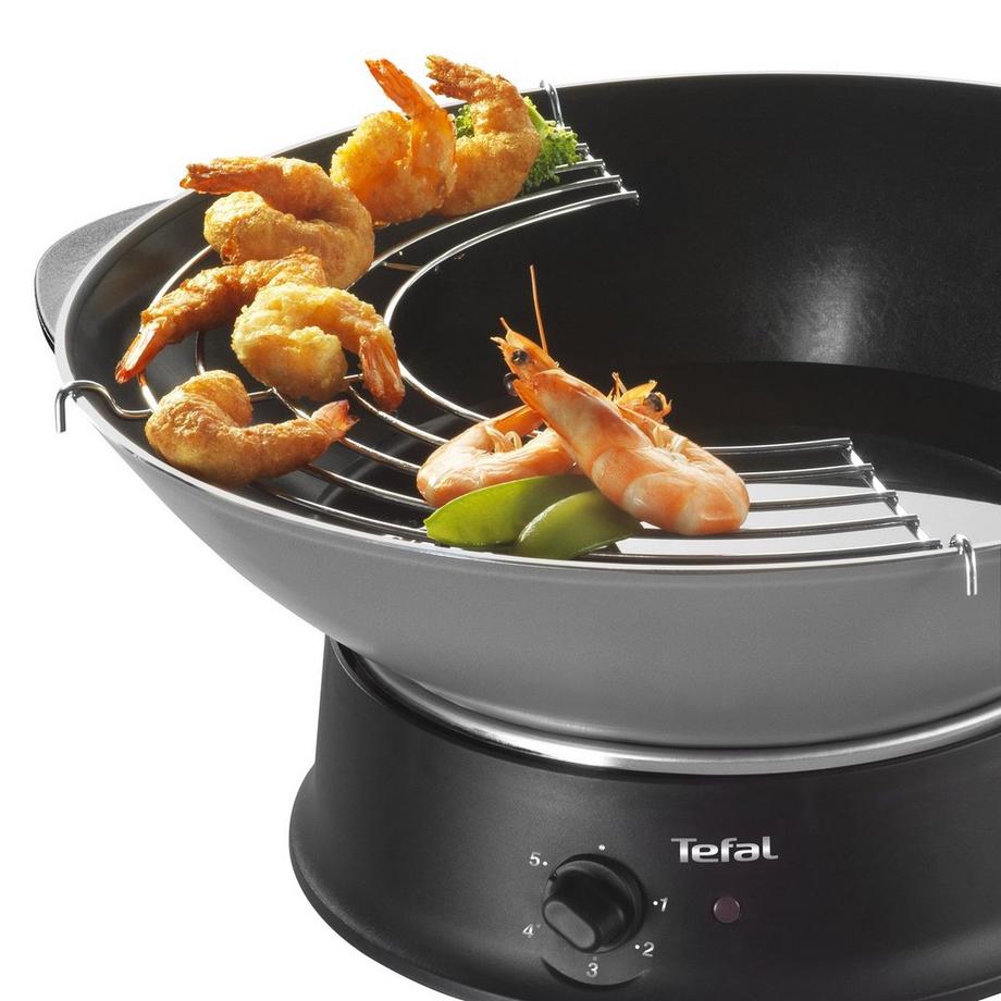 Tefal  WO3000.10 - Elektrischer Wok, 1300W 