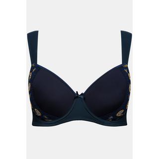 Ulla Popken  Reggiseno con ferretto, Paisley, coppe in Spacer e coppa B-E 