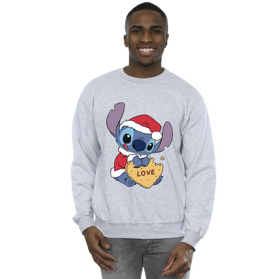 Disney Stitch Sweatshirt Biscuit de Noël  