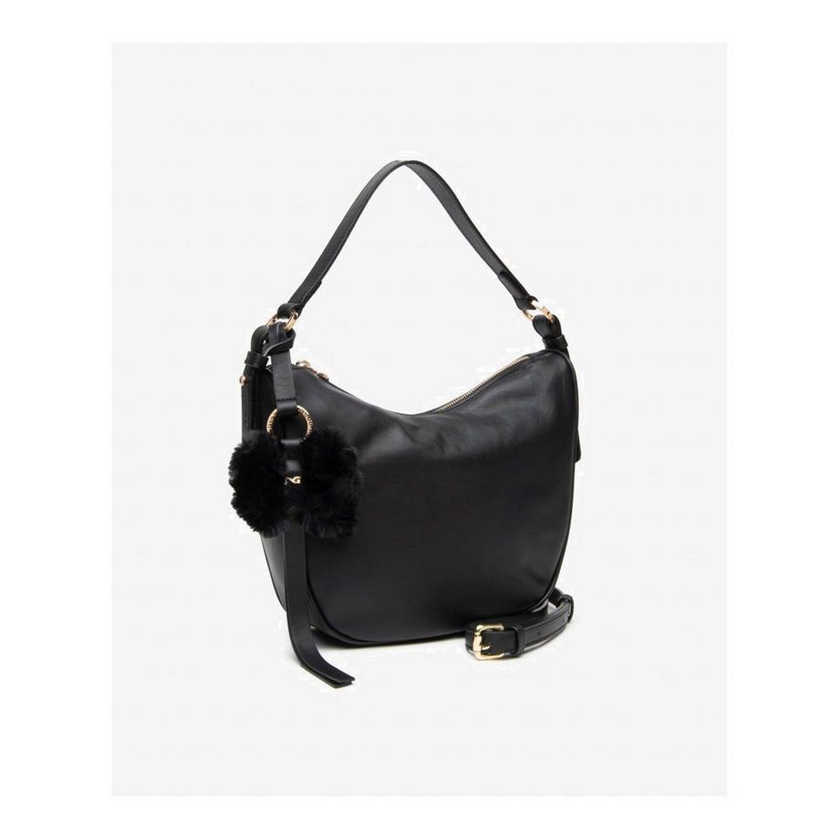 Nero Giardini Sac Hobo en Cuir Nappa avec Hardware Doré  