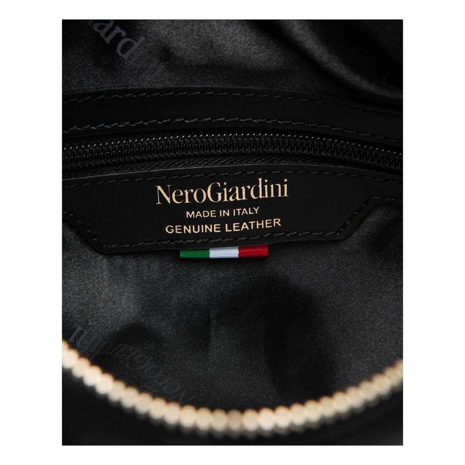 Nero Giardini Sac Hobo en Cuir Nappa avec Hardware Doré  