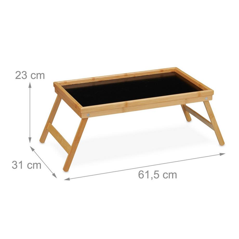 Northix  Plateau de lit pliable en bambou 
