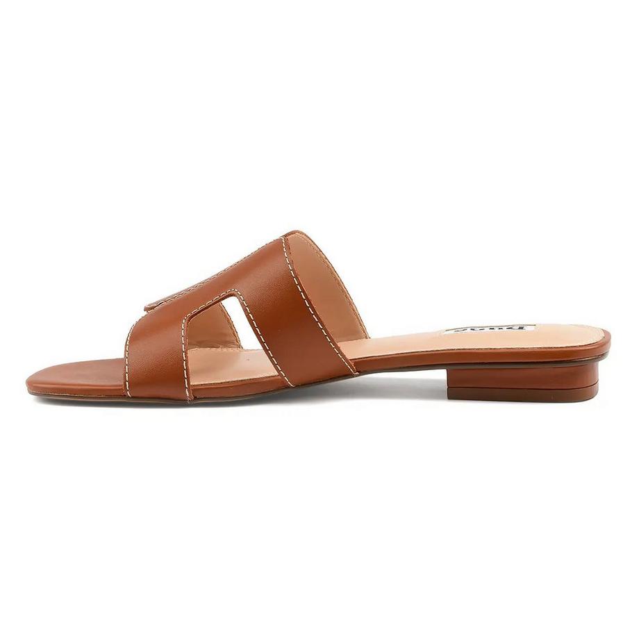 Dune Sandale slide Loupe à talon bloc bas  