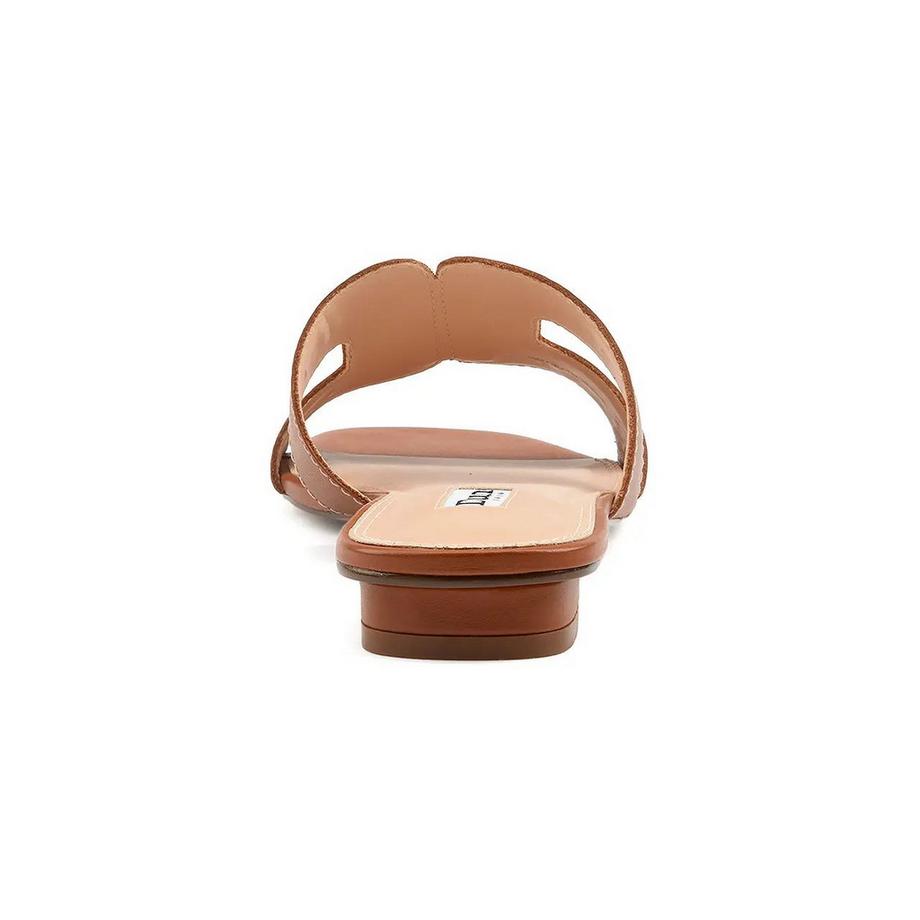 Dune Sandale slide Loupe à talon bloc bas  