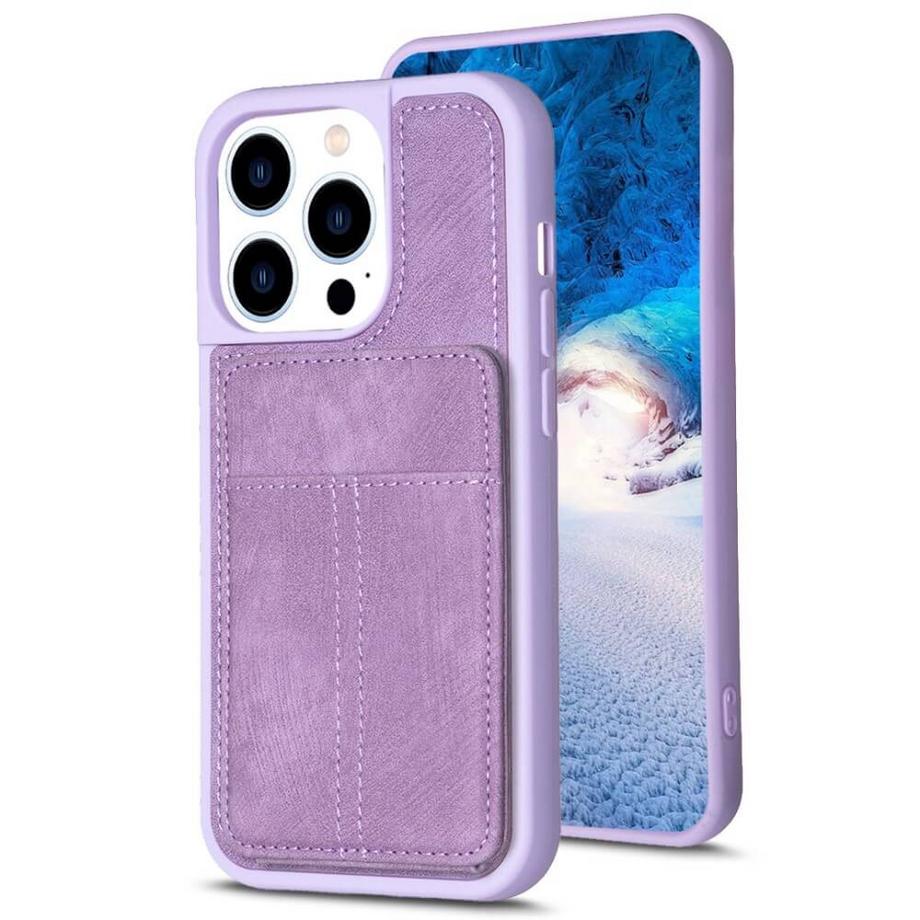 Cover-Discount  iPhone 15 Pro - Coque Kickstand avec porte-cartes 