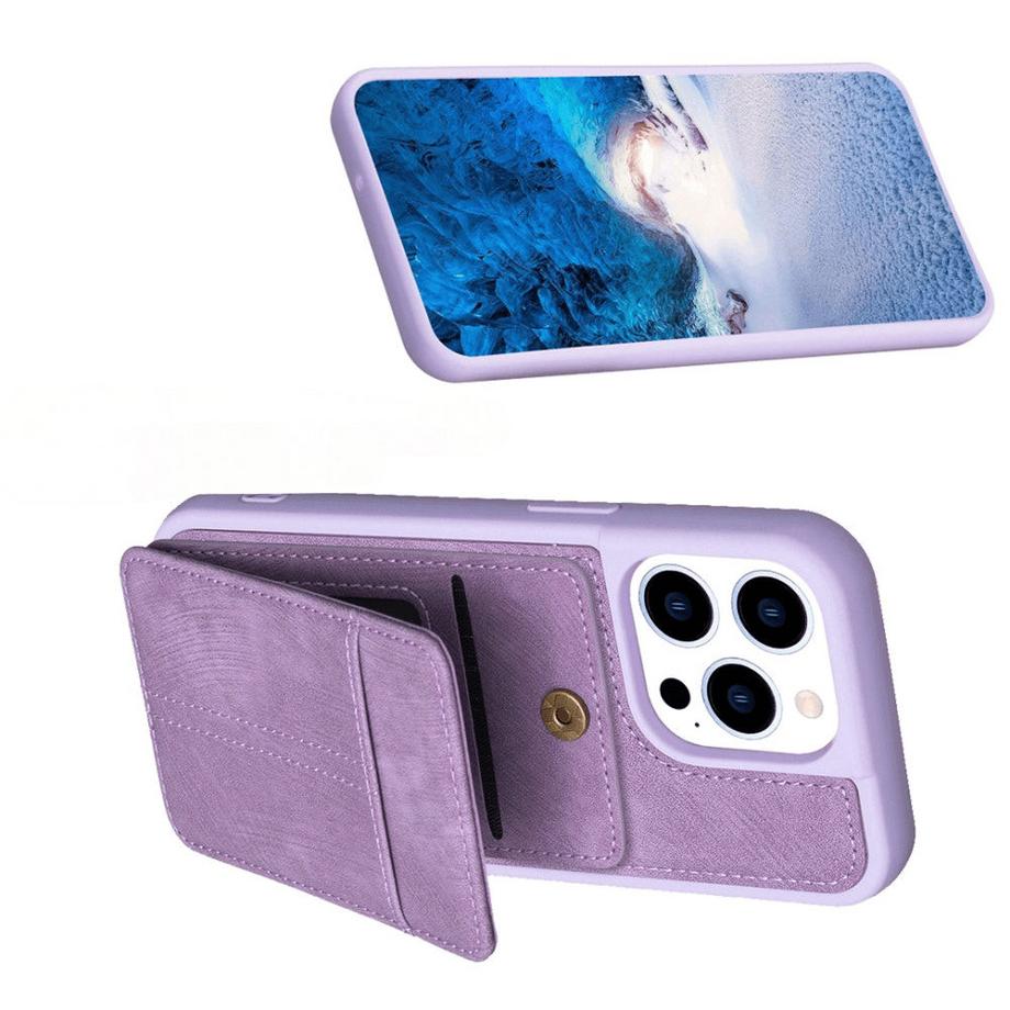 Cover-Discount  iPhone 15 Pro - Coque Kickstand avec porte-cartes 