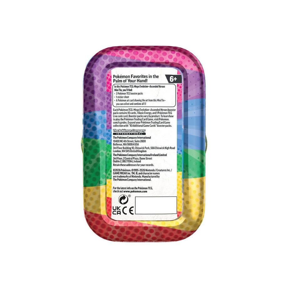 Pokémon  GCC: Mega Evolution 2.5 Ascended Heroes Mini Tin - Assorted - IT 