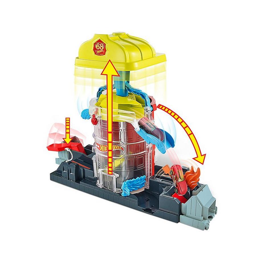 Hot Wheels  City Feuerwehr-Einsatzzentrale (1:64) 