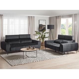 Beliani Wohnzimmer Set aus Samtstoff Modern VEGAMO  