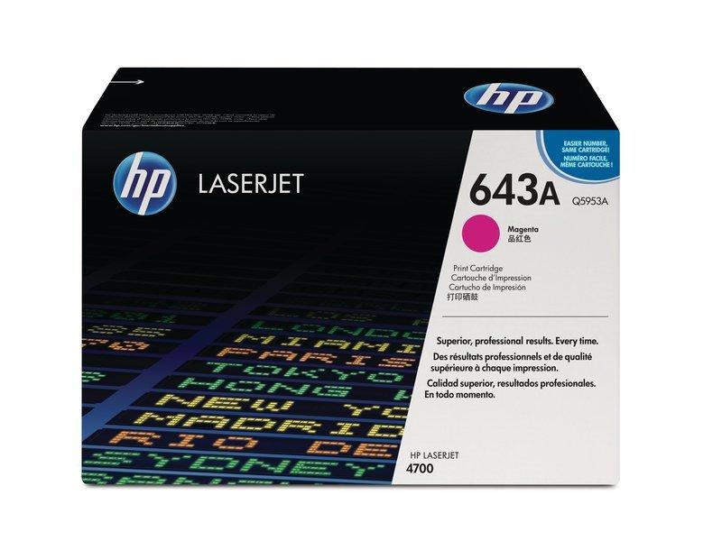 Hewlett-Packard  Cartuccia Toner originale magenta LaserJet 643A 