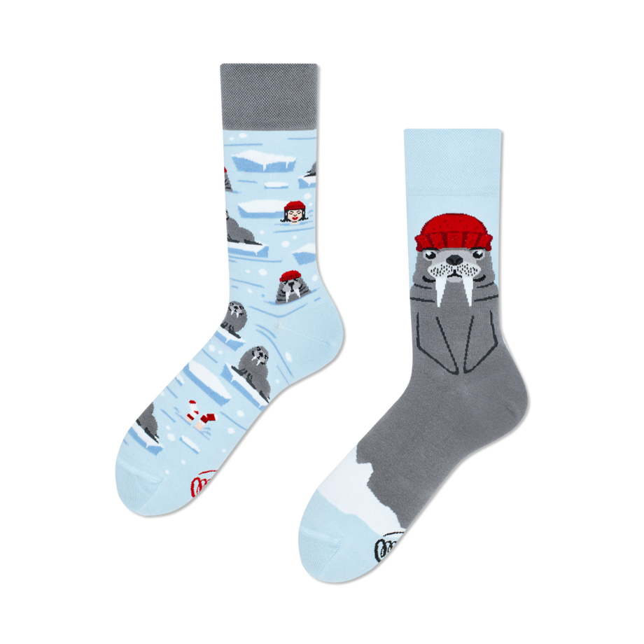 Many Mornings The Walrus Chaussettes  