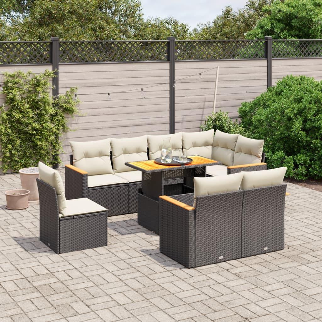 VidaXL Garten sofagarnitur poly-rattan  