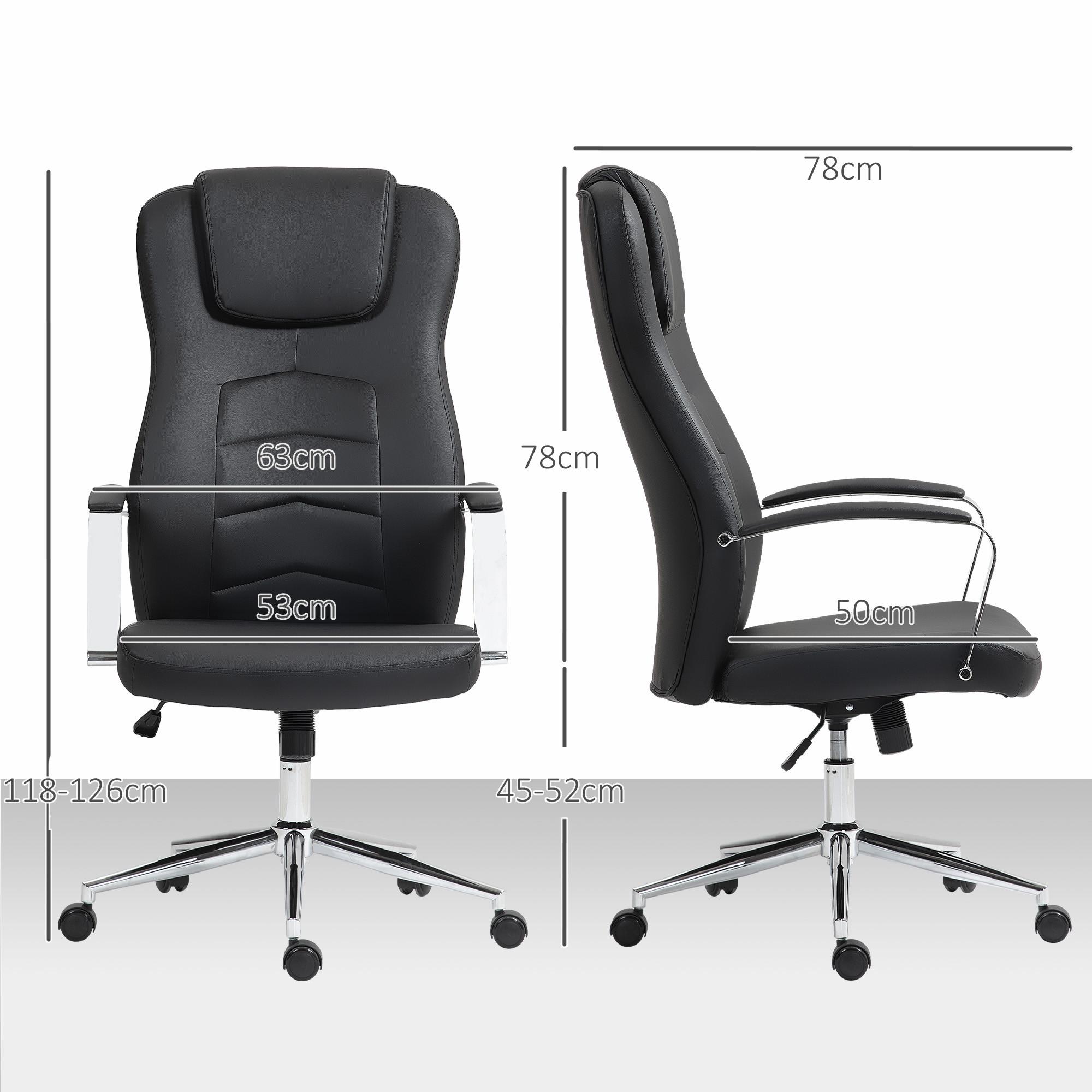 HOMCOM Chaise de bureau  